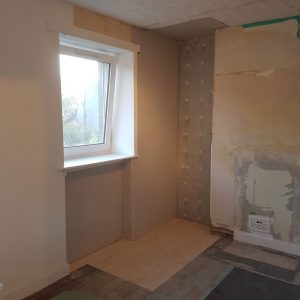 plasterboard fitted