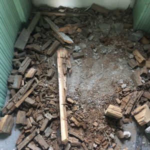 lintel debris