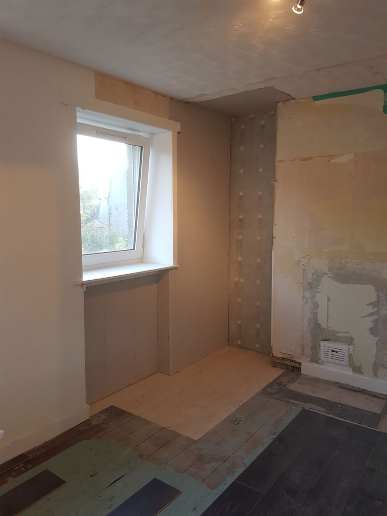 plasterboard fitted