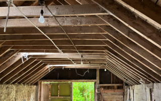 Featured image of woodworm treatment carried out to outbuilding at Drumwhindle, Ellon