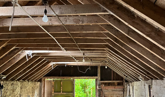 Featured image of woodworm treatment carried out to outbuilding at Drumwhindle, Ellon