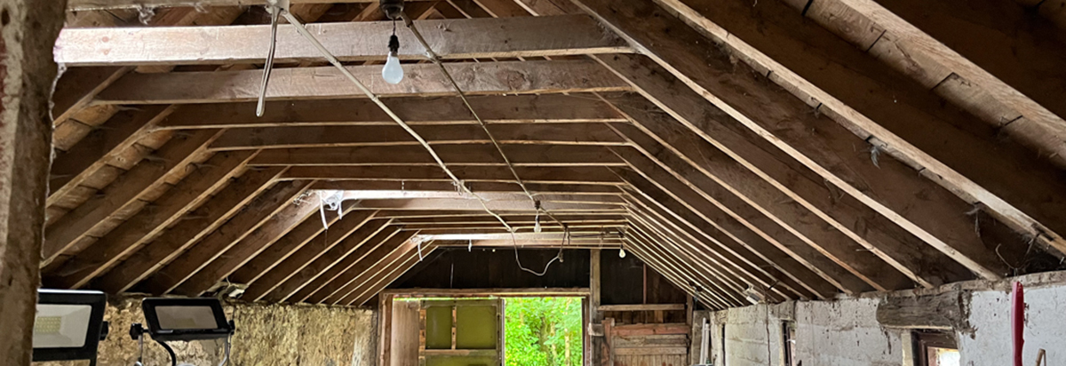 Featured image of woodworm treatment carried out to outbuilding at Drumwhindle, Ellon